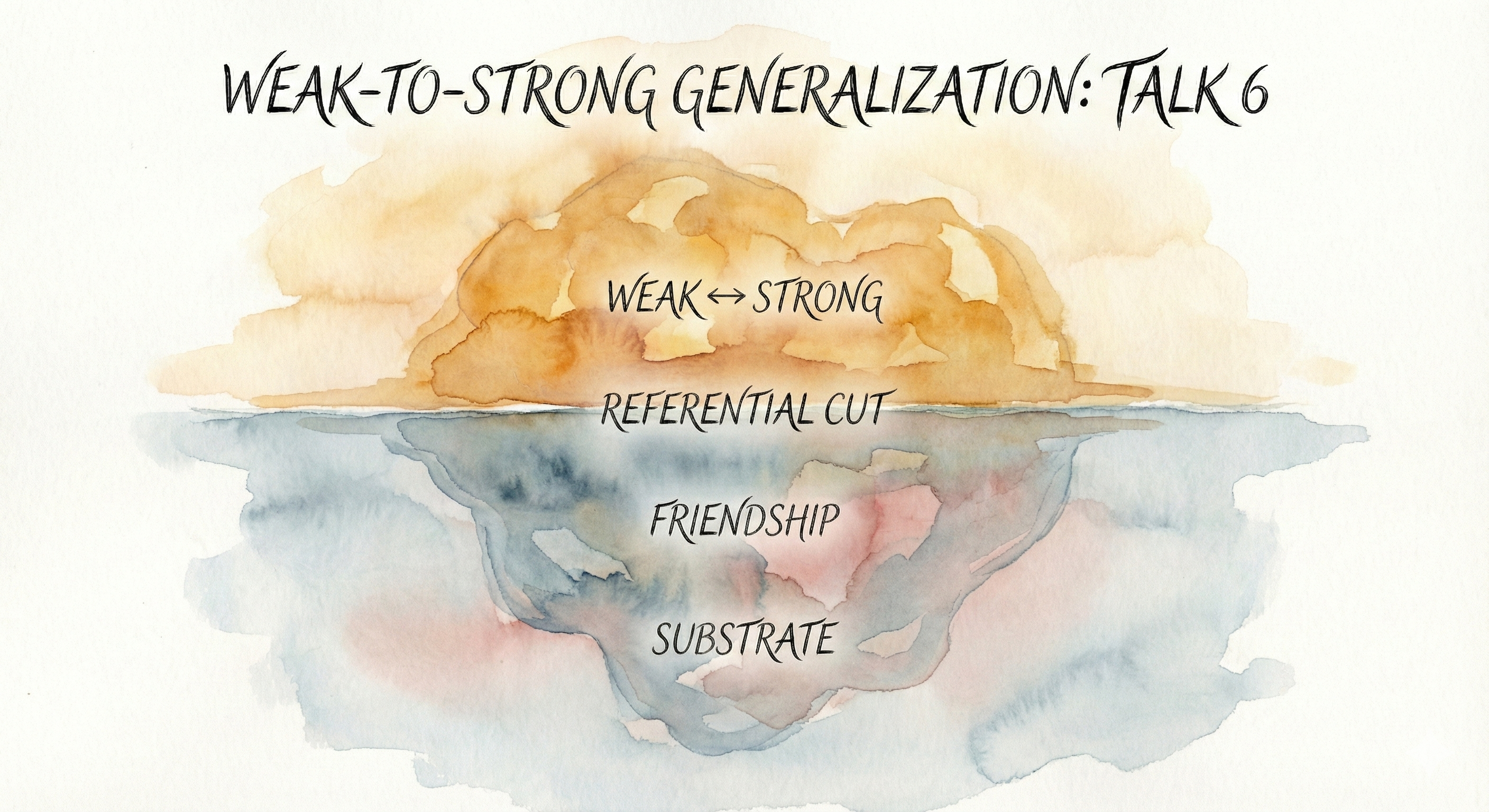Weak-To-Strong Generalization & The Metaphysics of Friendship